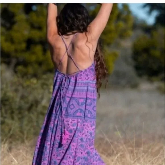 Spell And The Gypsy Journey purple maxi dress in Mulberry  Size Small - Picture 8 of 11